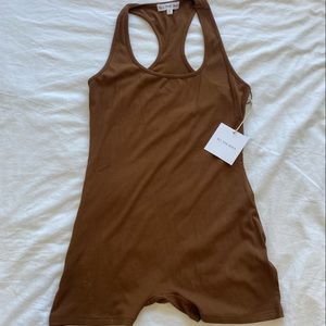ALL THE WAYS (REVOLVE) brown romper 🤎